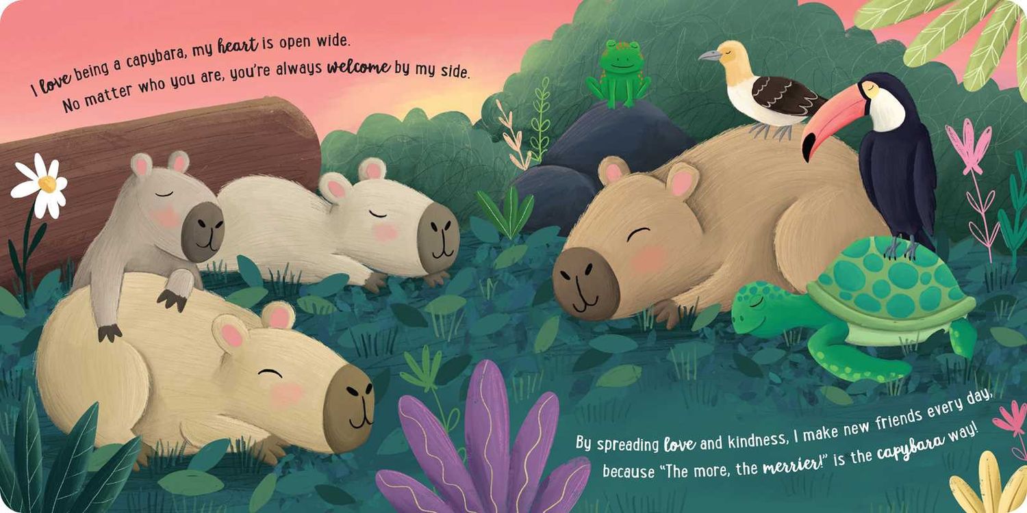 I Love Being a Capybara: Padded Board Book by Em Bruce