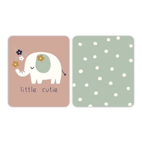 Baby Views 3pcs Elephant Bodysuit Pants &amp; Bib Set