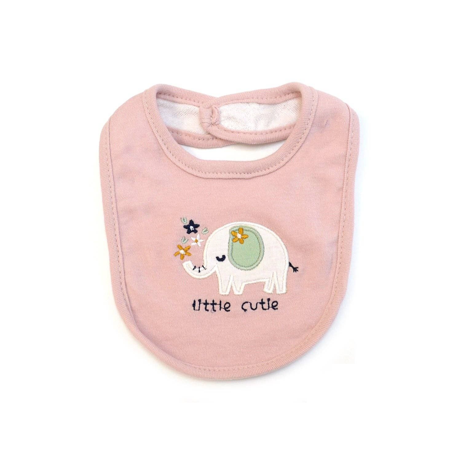 Baby Views 3pcs Elephant Bodysuit Pants &amp; Bib Set
