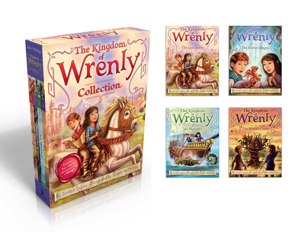 Kingdom of Wrenly Collection (Includes four magical adventures and a map!) (Boxed Set) by Jordan Quinn