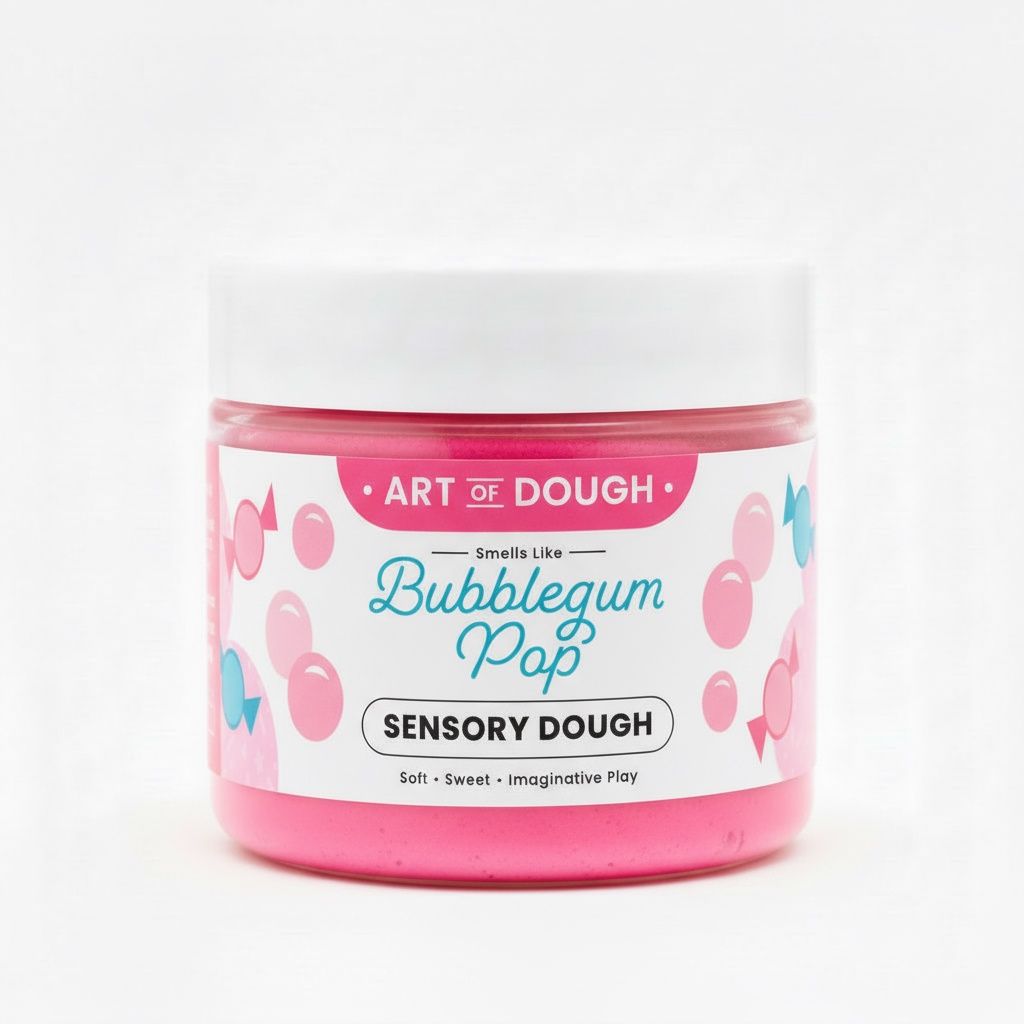 Bubblegum Pop Sensory Dough