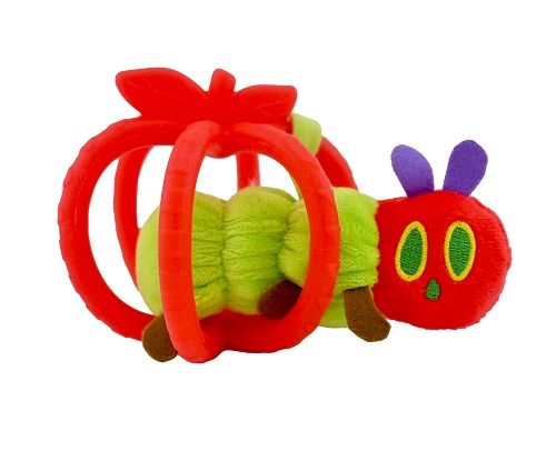 EC VHC Silicone Apple &amp; Plush Rattle Set
