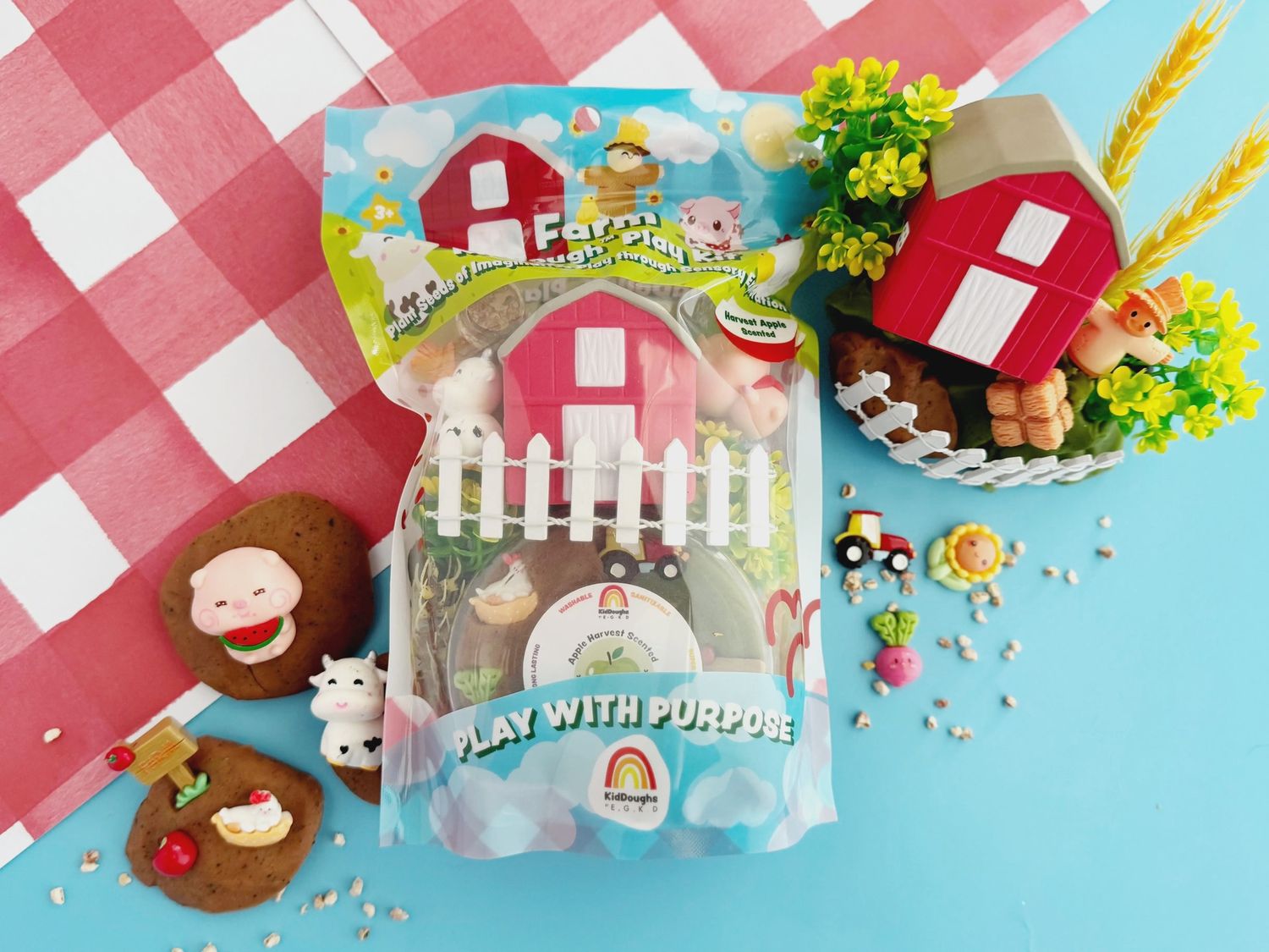 Farm KidDough Play Kit