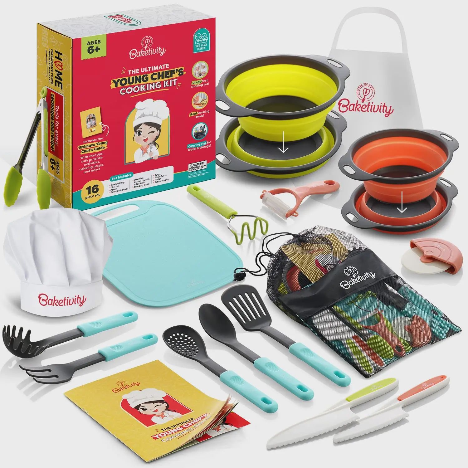 Kids Cooking Sets Real Utensils With Kitchen Tool Guide
