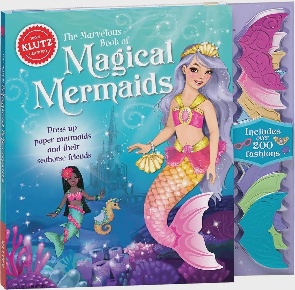 Magical Mermaids and Seahorse Friends Dress-Up Book