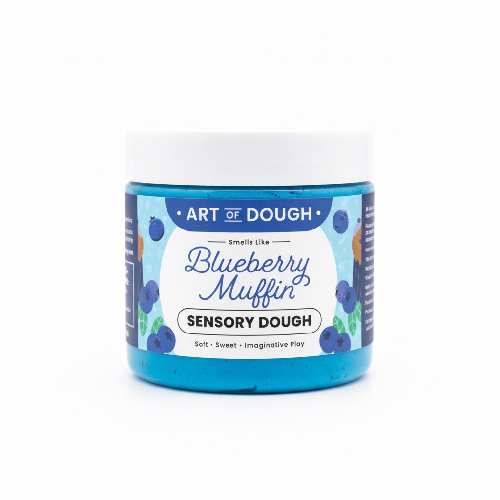 Blueberry Muffin Sensory Dough