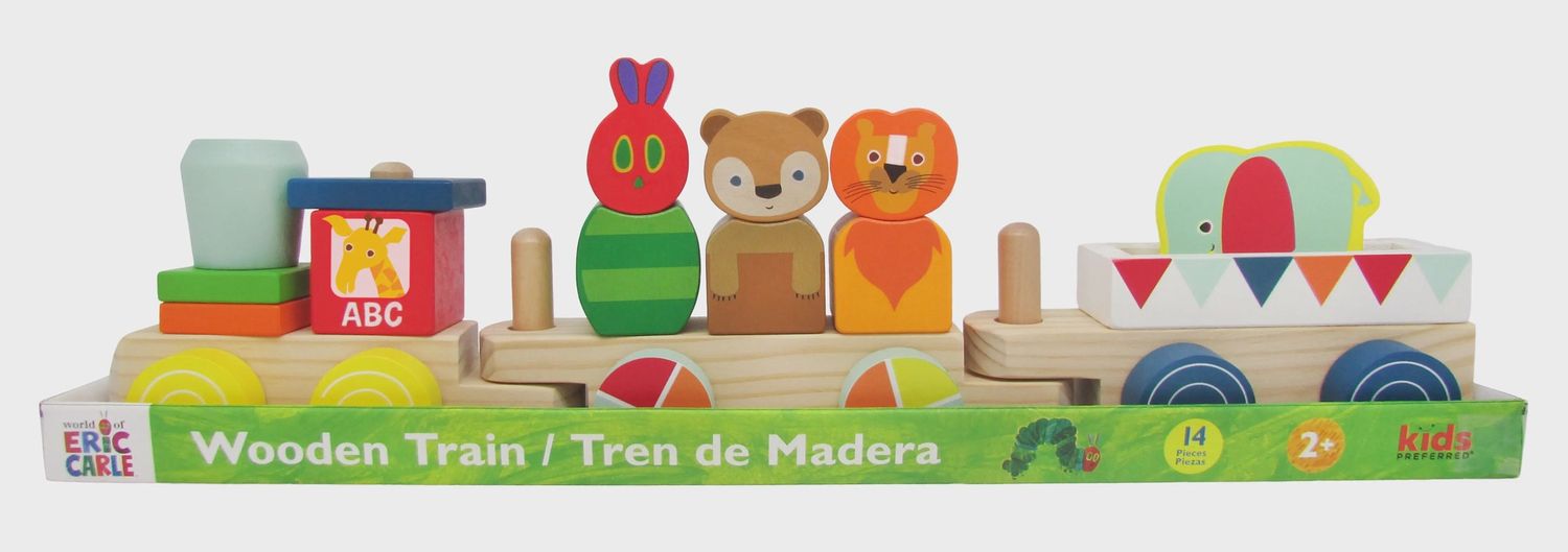 EC VHC Wooden Train 12 Piece