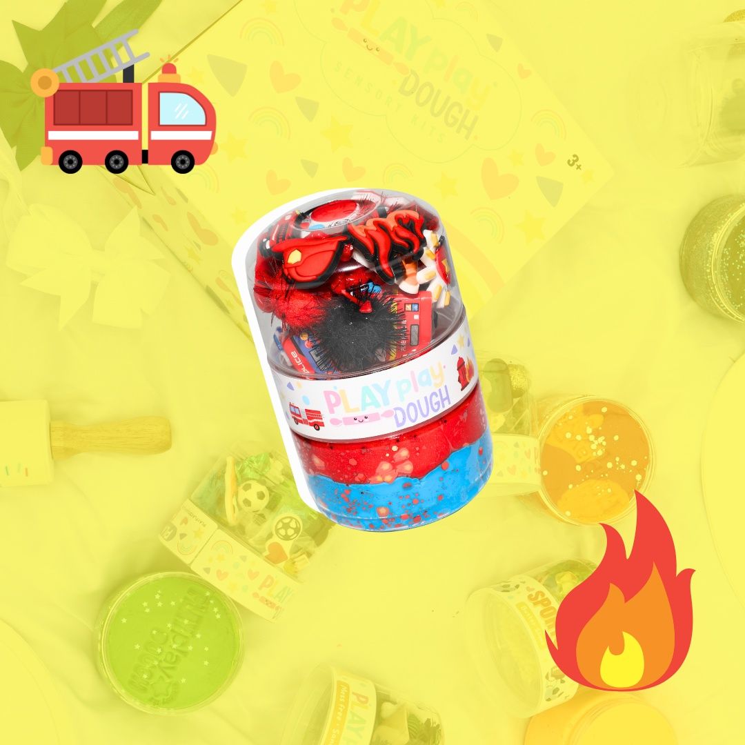 Fire Tuck Play Dough