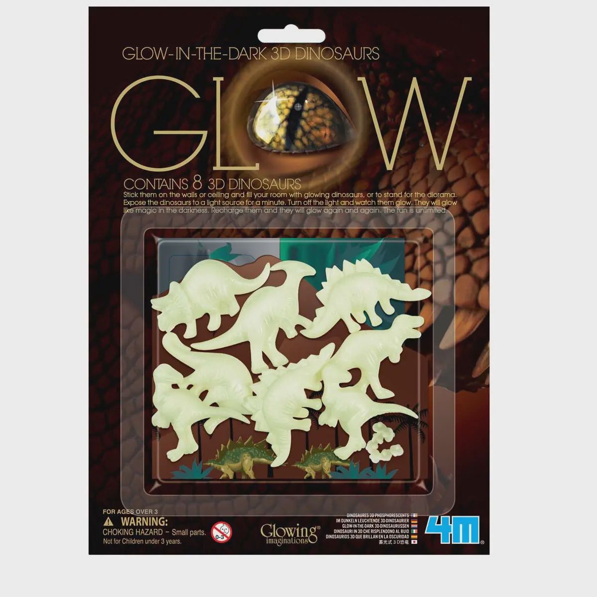 Glow 3D Dinosaur 6/144