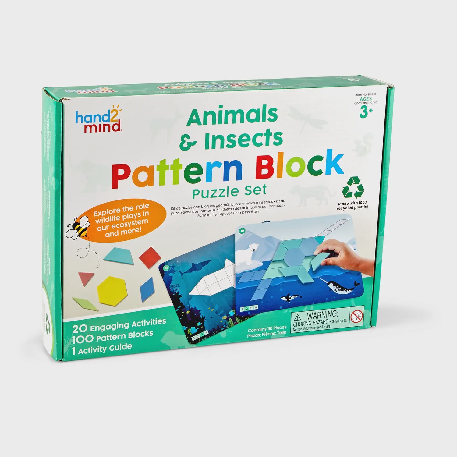 Animals &amp; Insects Pattern Block Puzz Set