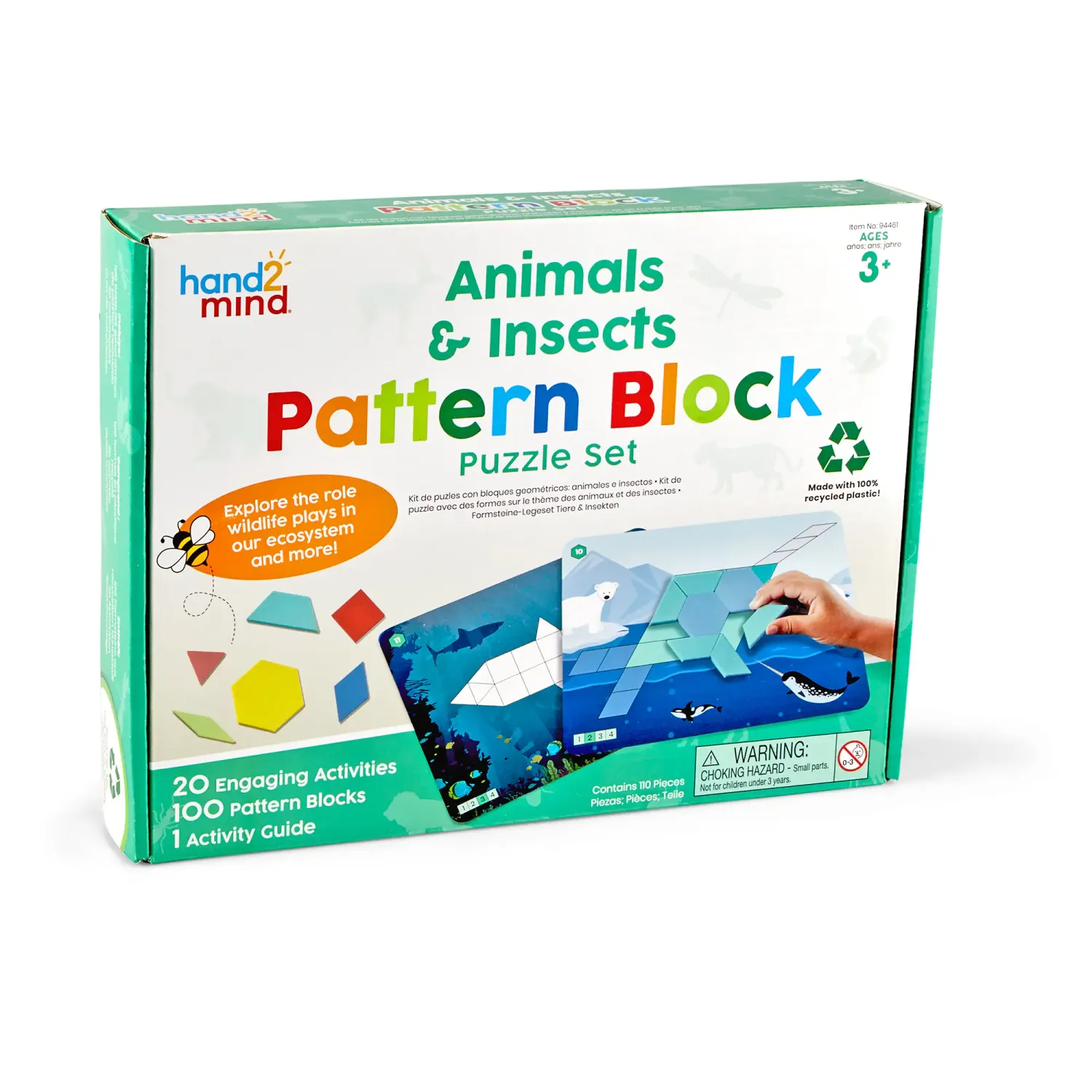 Animals &amp; Insects Pattern Block Puzz Set