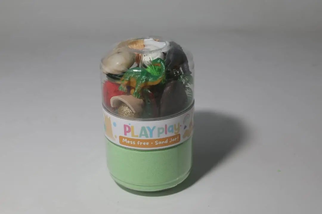 Dinosaur sensory sand Jar!