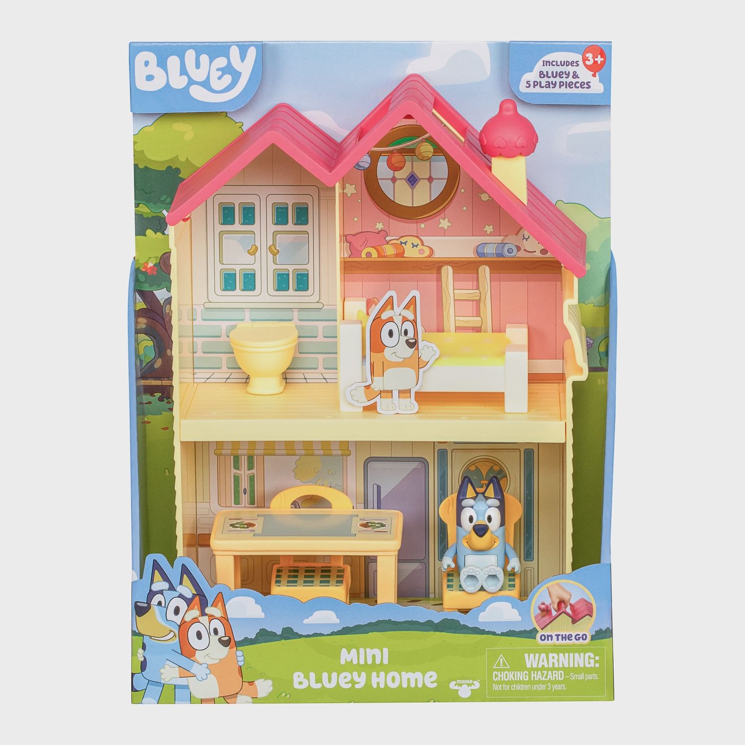 Moose Toys Bluey Mini Heeler Home Playset