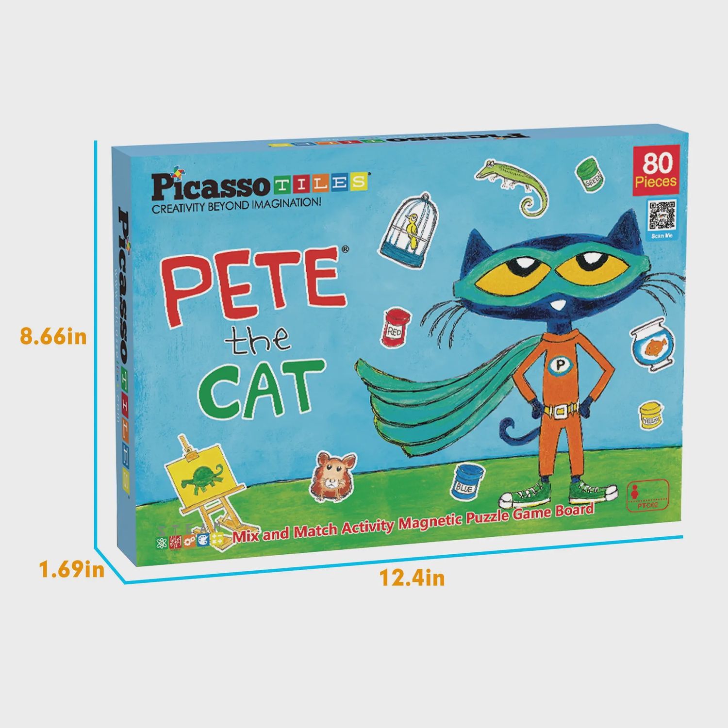 PicassoTiles Pete the Cat Magnetic Storytelling Board PTC02