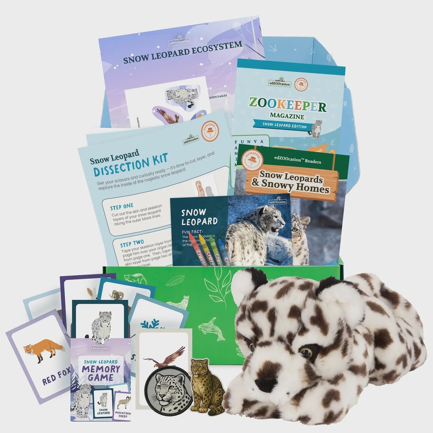 Snow Leopard Zookeeper Box (Ages 3-5)
