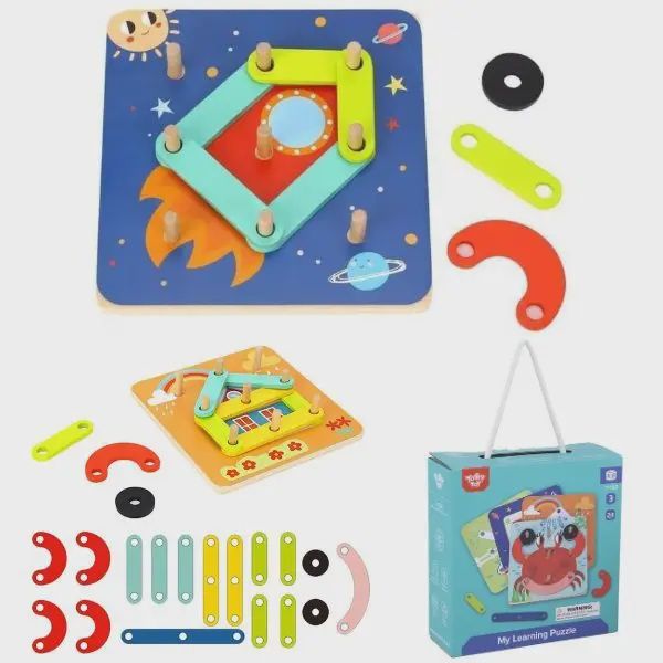 TookyToy - #TH123 - My Learning Puzzle - High End Premium