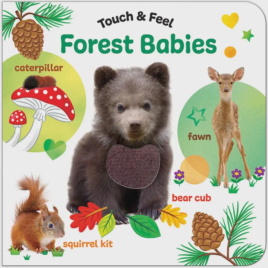 Touch &amp; Feel Forest Babies Interactive Book with Textures