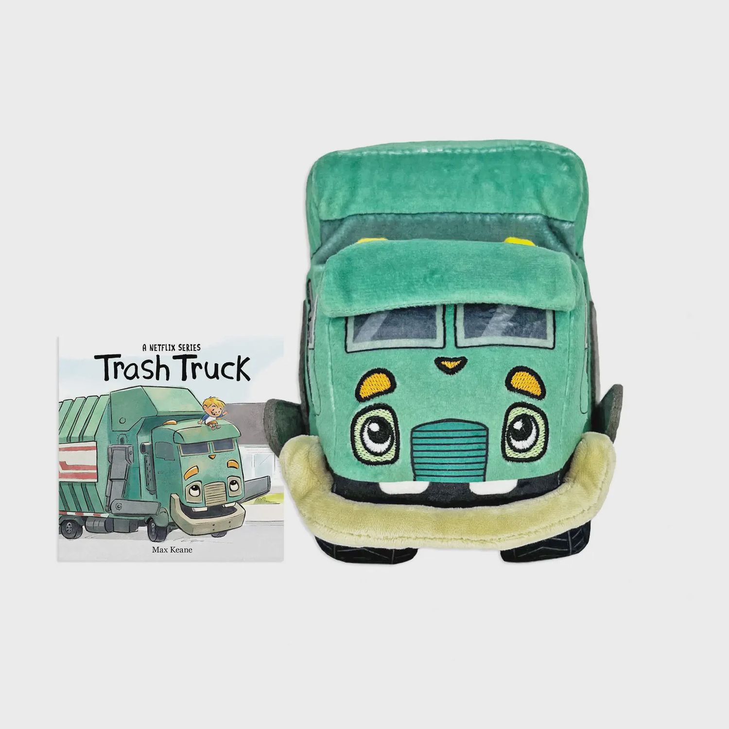 Trash Truck Plush with board book