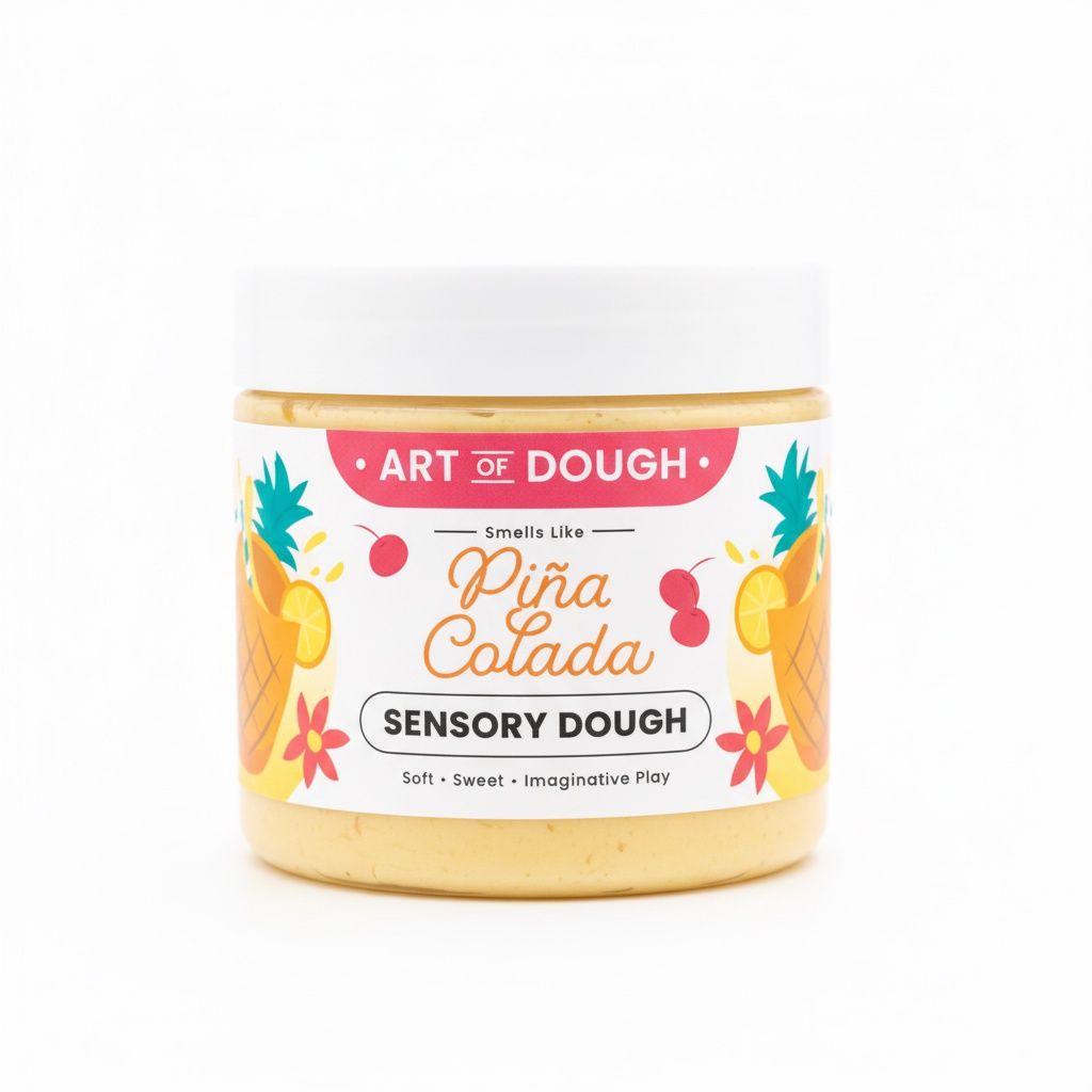 Piña Colada Sensory Dough