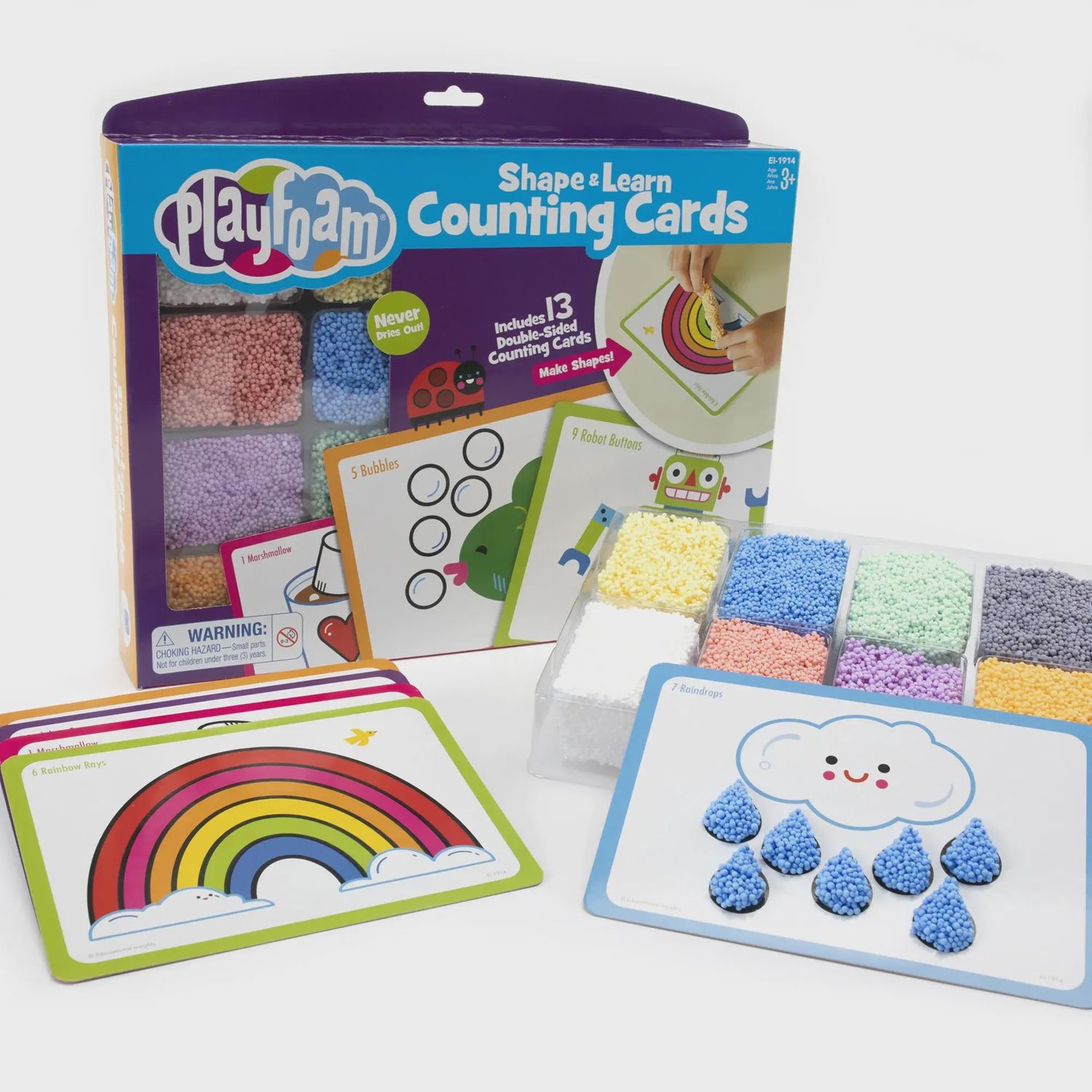 Playfoam® Shape &amp; Learn Counting Cards