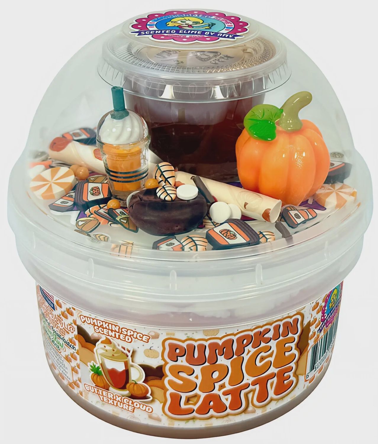 Pumpkin Spice Latte Slime