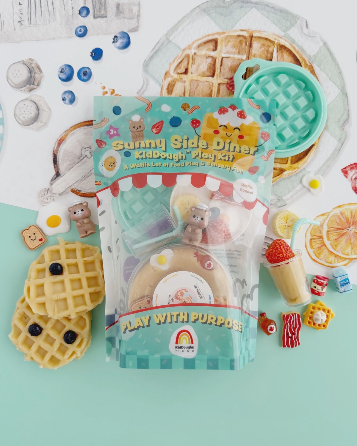 Sunny Side Diner KidDough Play Kit