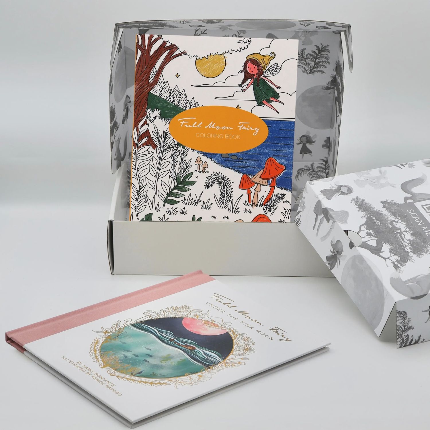 Under the Pink Moon (April) + Coloring Book Kit