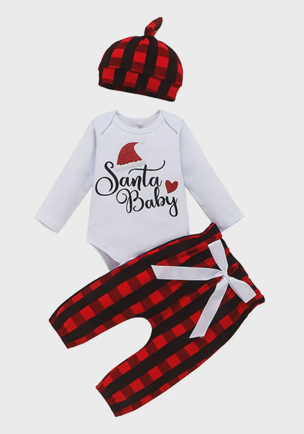 Santa Baby Cotton 3pcs Outfit