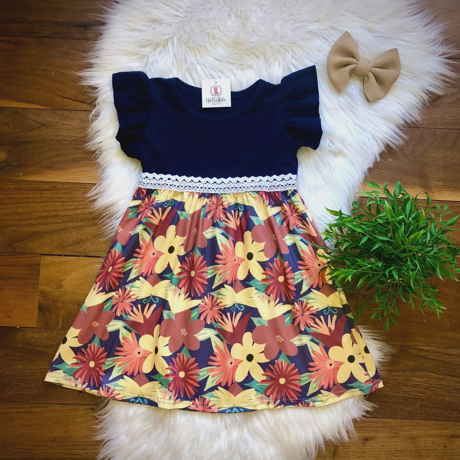 Fab Floral Dress - a Wellie Kate Exclusive