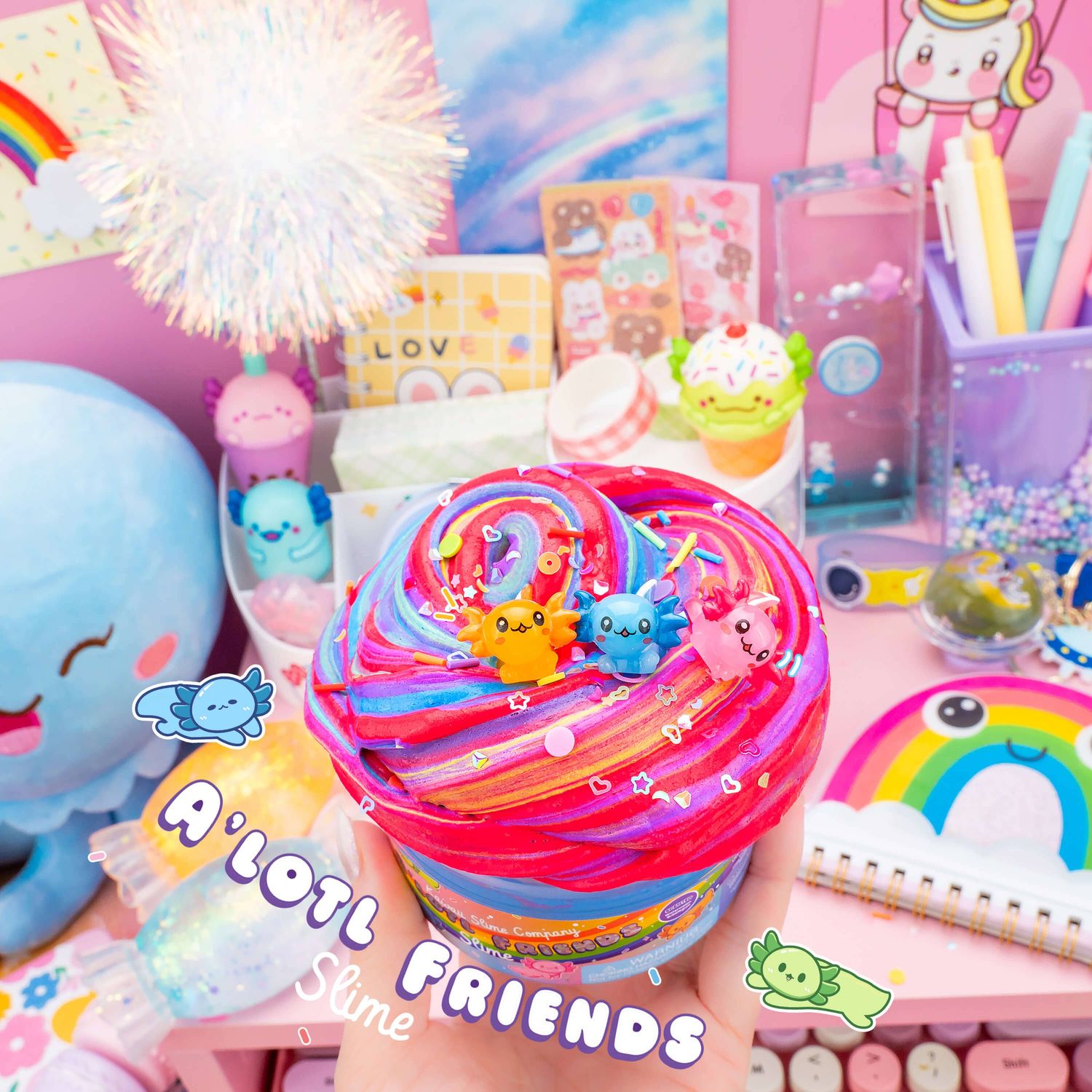 A'lotl Friends Butter Signature Dome™ Slime (4pcs/case)