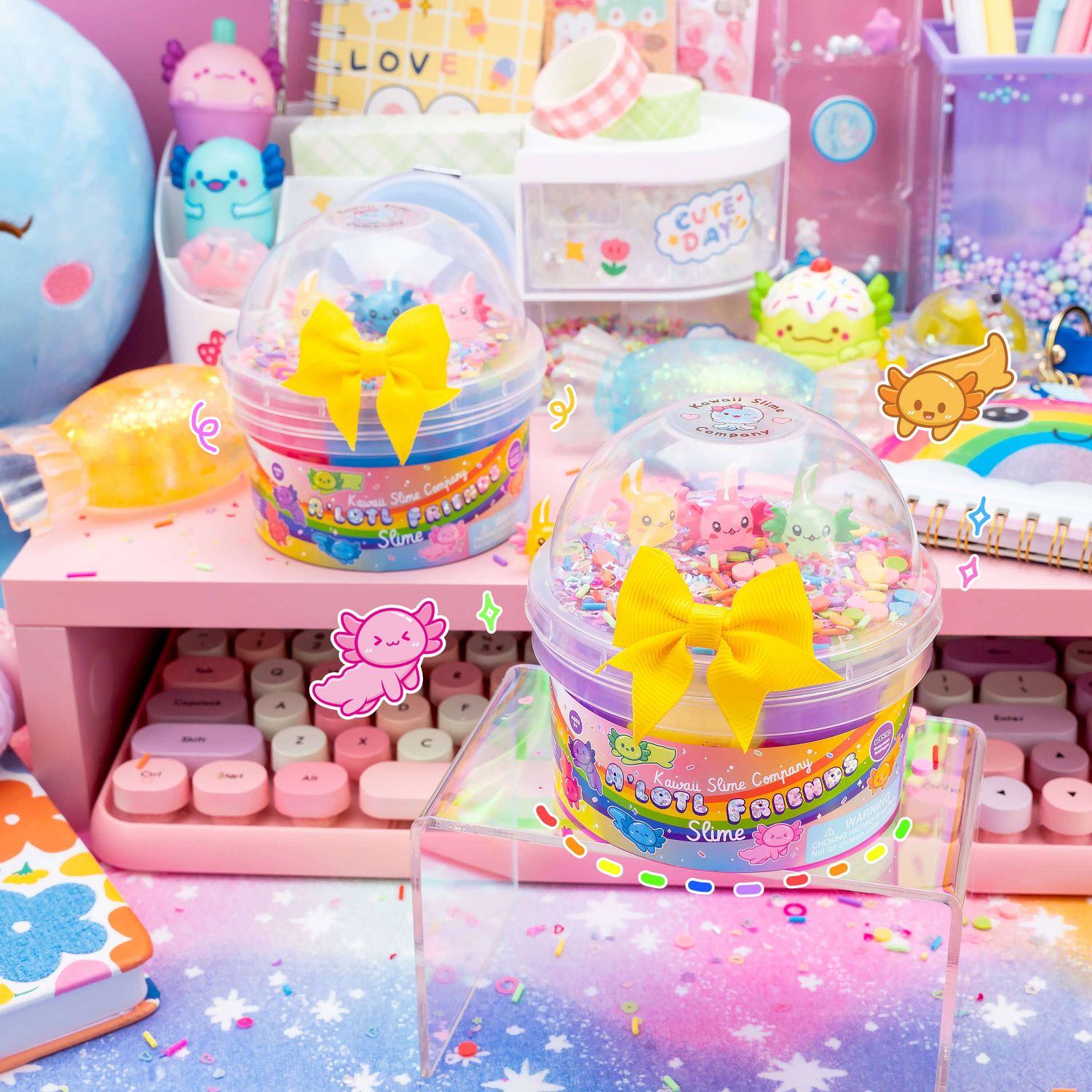 A'lotl Friends Butter Signature Dome™ Slime (4pcs/case)