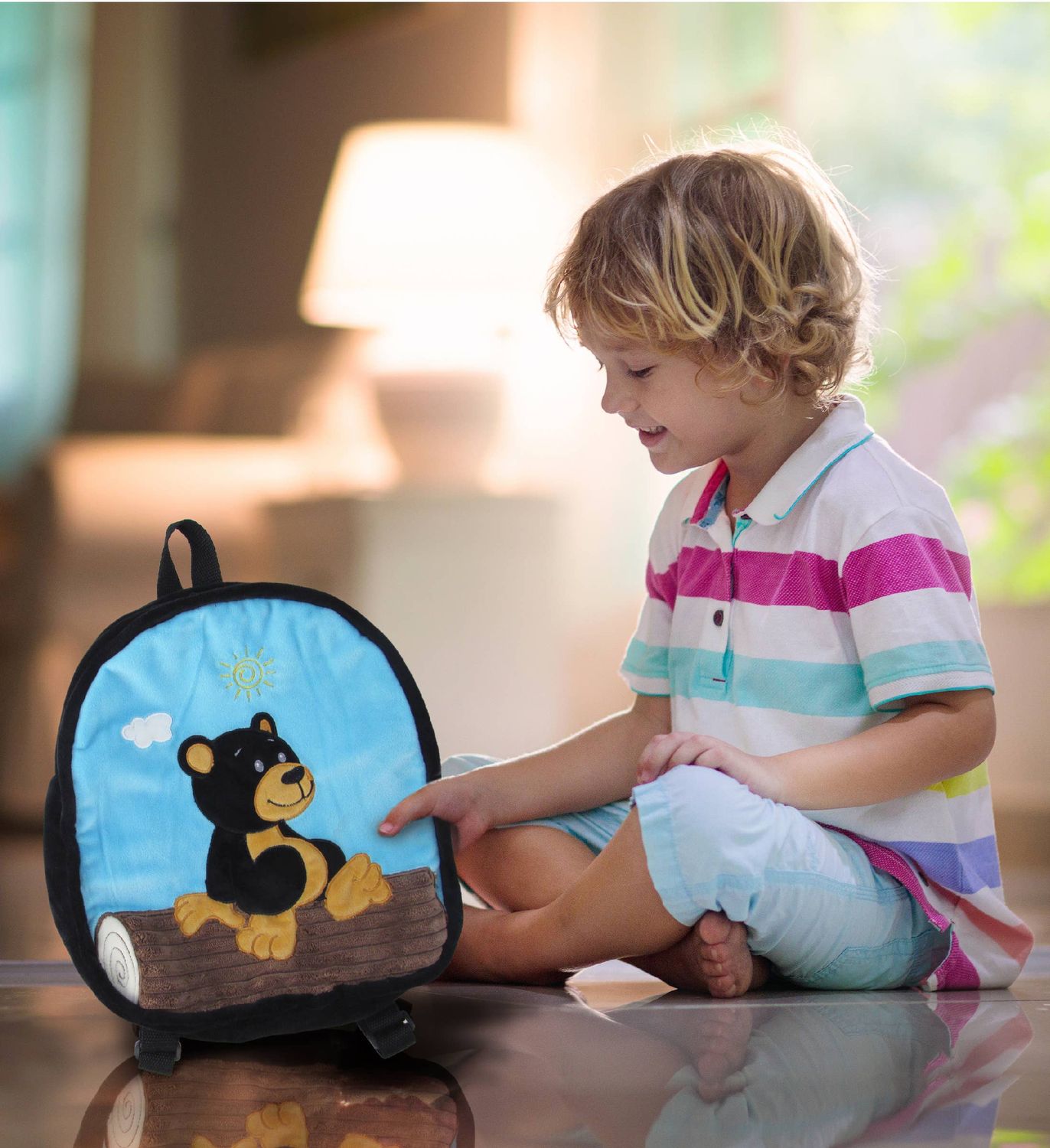 11' Backpack - Black Bear