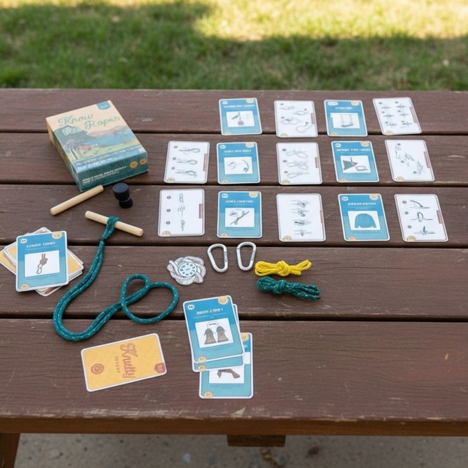 Kids Knot Tying Game Outdoor Skills Activity Kit