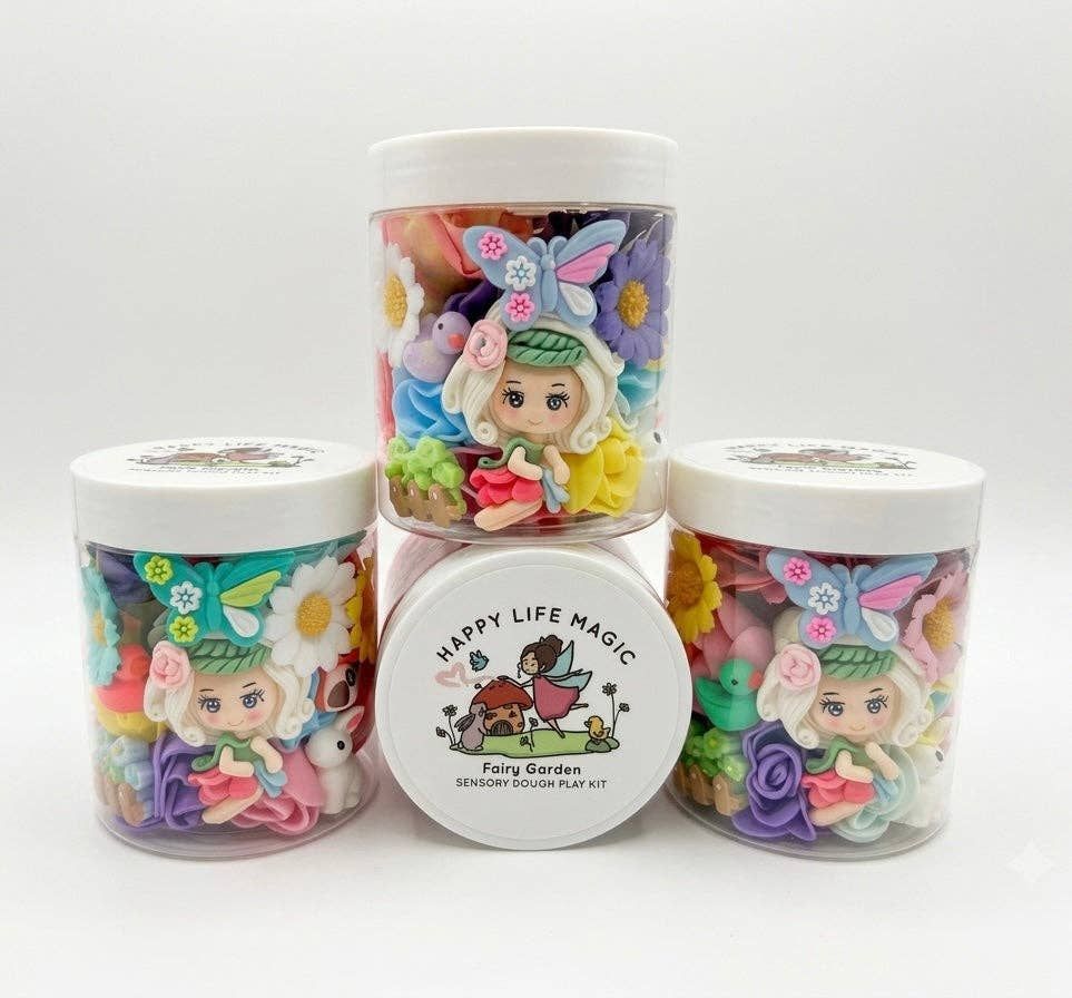 "Fairy Garden" 8 oz. Dough Jar