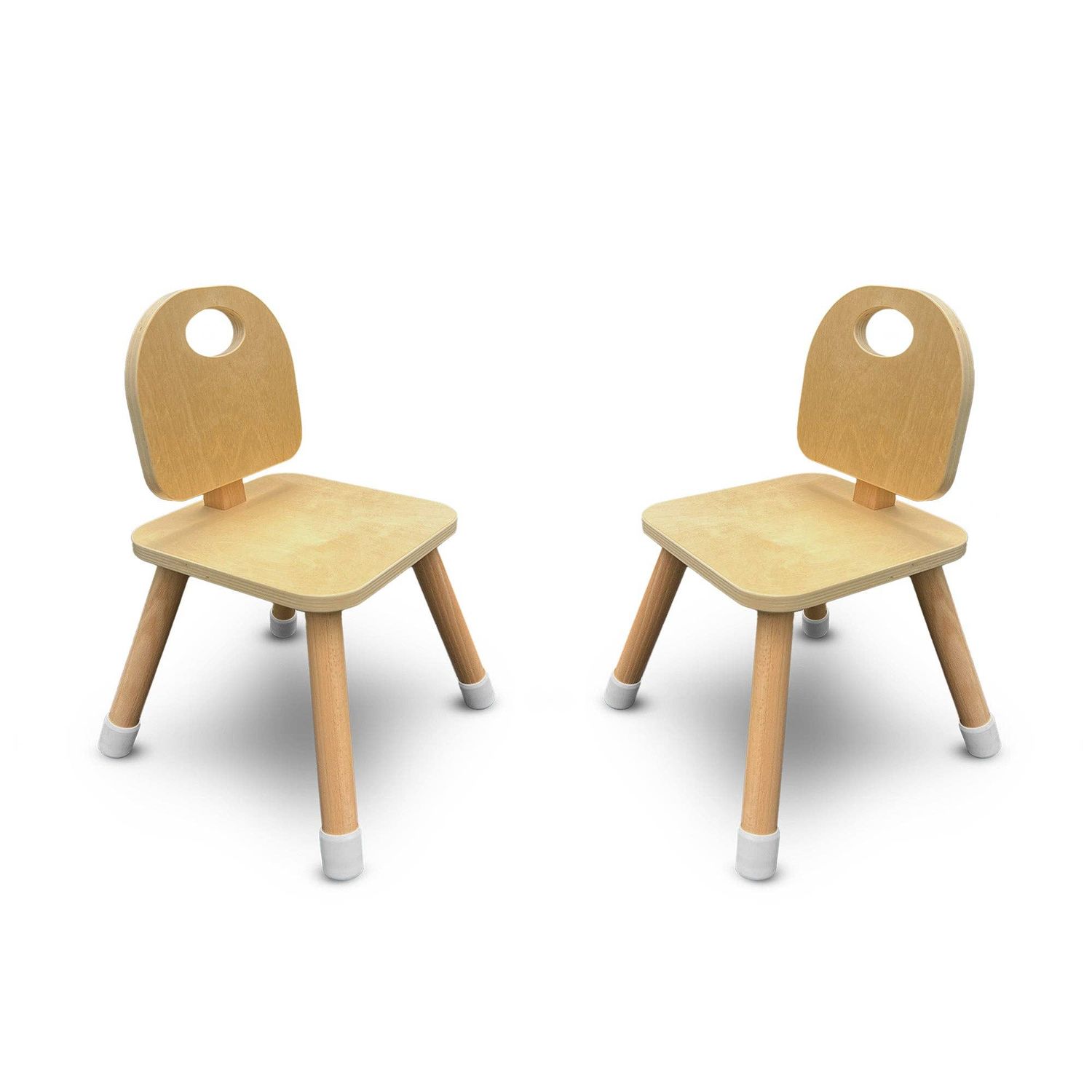 Wooden Kids Chairs Set of 2 for Toddlers, Preschool &amp; Classroom | 7 Days of Play