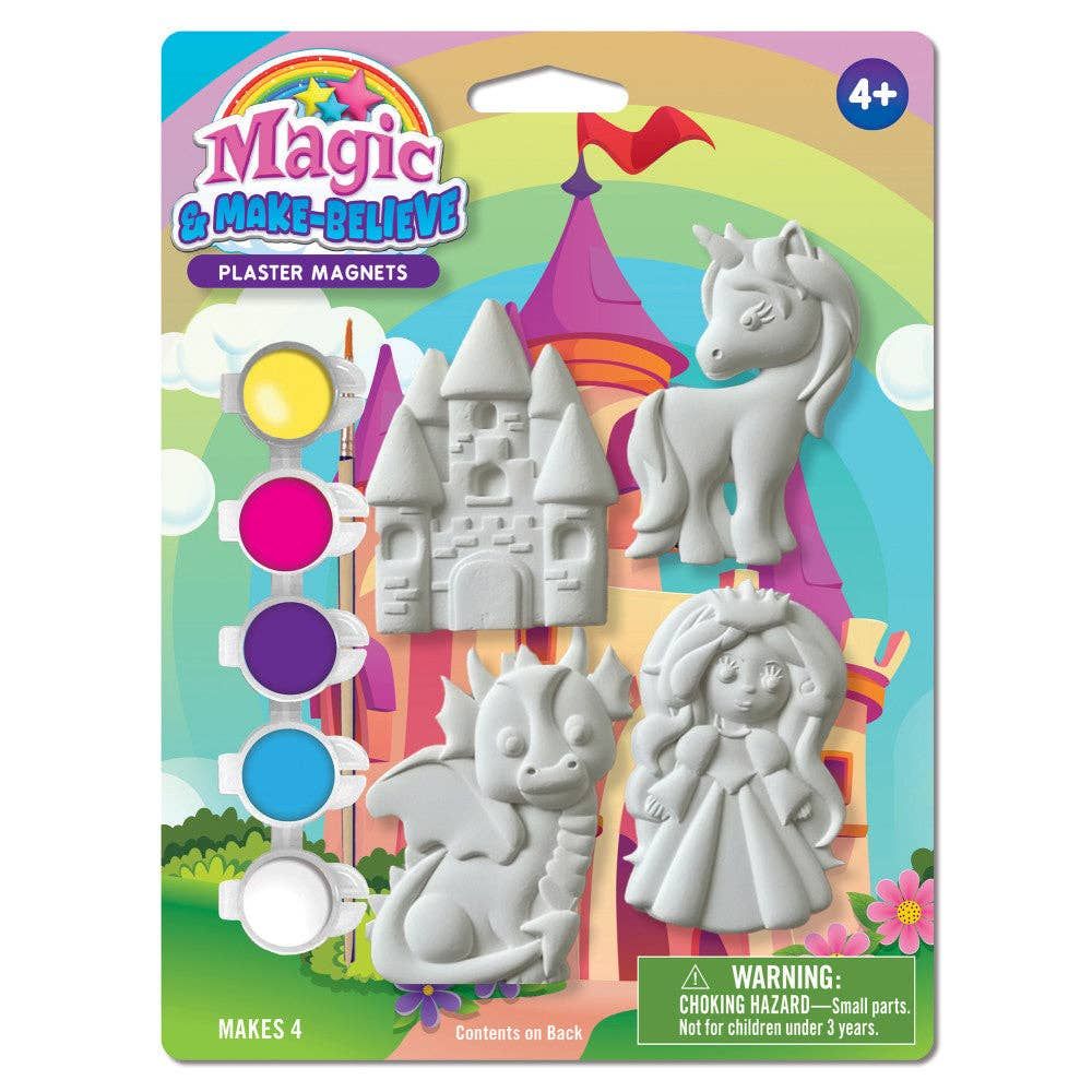 Magic &amp; Make Believe - 6-Pack Plaster Magnets Paint Kit