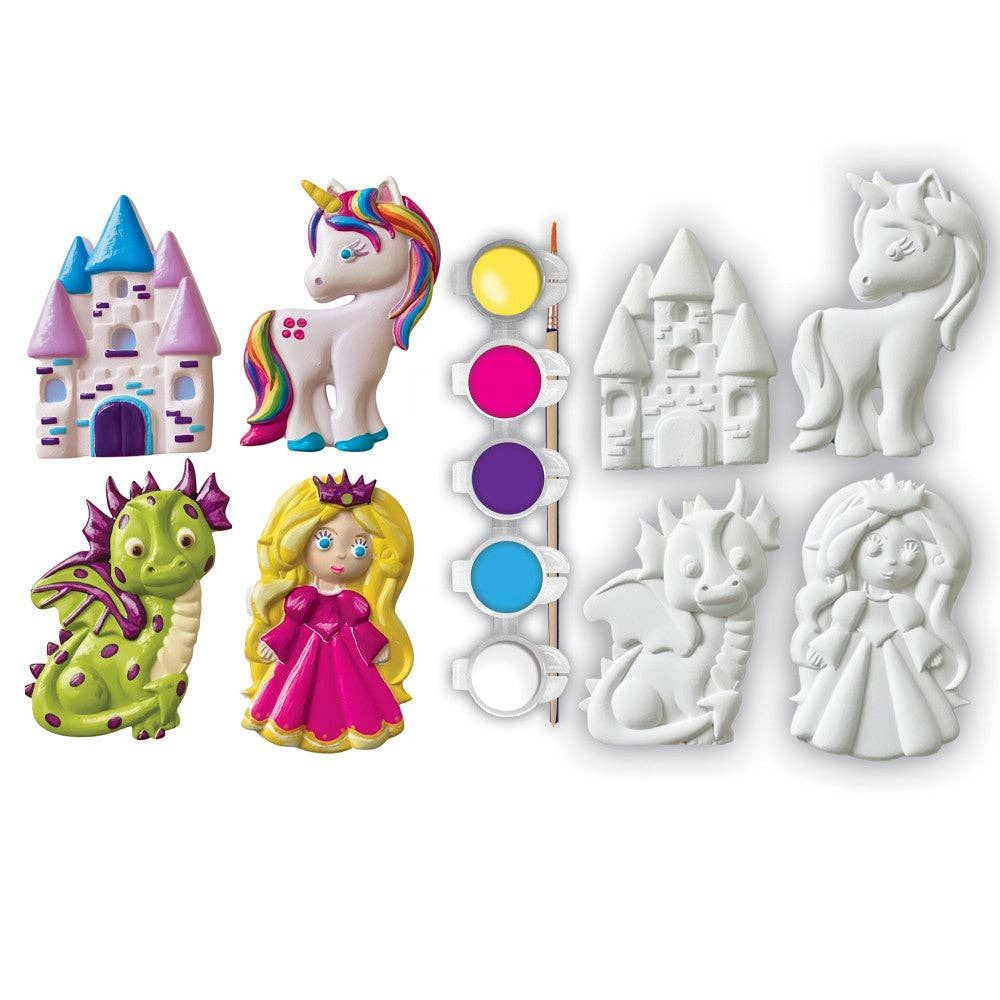 Magic &amp; Make Believe - 6-Pack Plaster Magnets Paint Kit