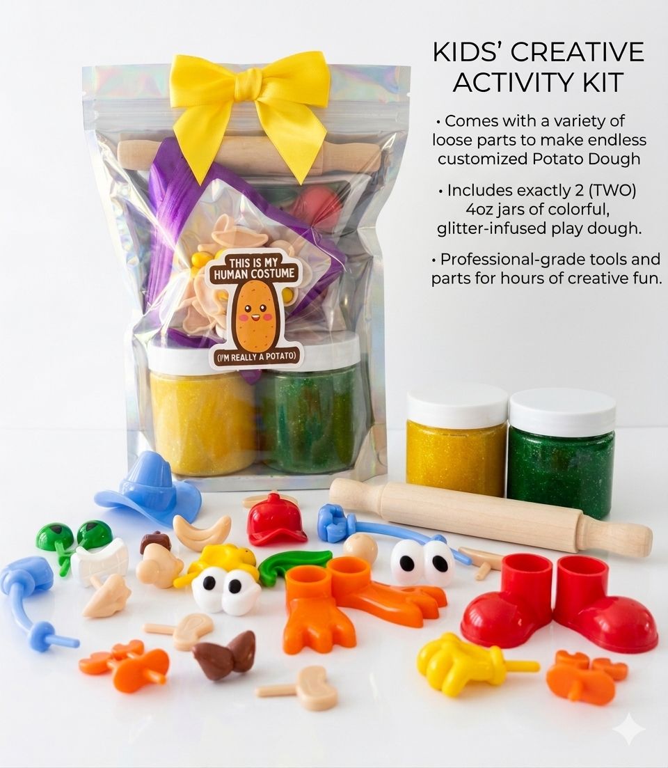 Mini " Mr. Dough-tato" Play Dough Kit