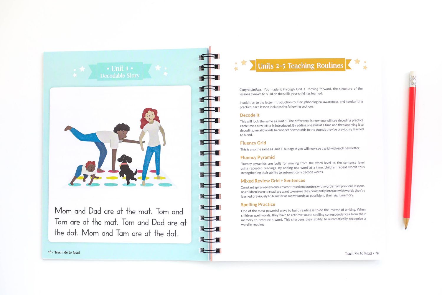 Teach Me to Read: A Parent Guided Student Workbook for Kids