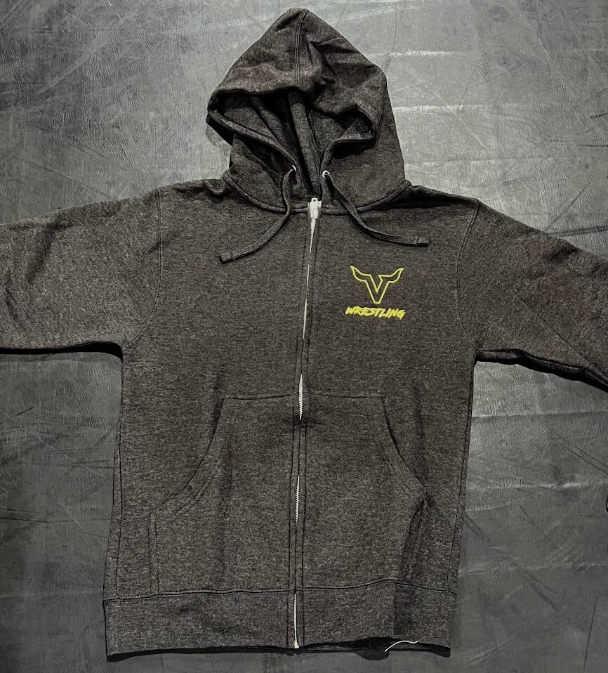 9. Zip-up Sweatshirt - Dark Grey $25