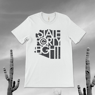 State Forty Eight | Cre8tive Influence Special Edition Collaboration Tee- White