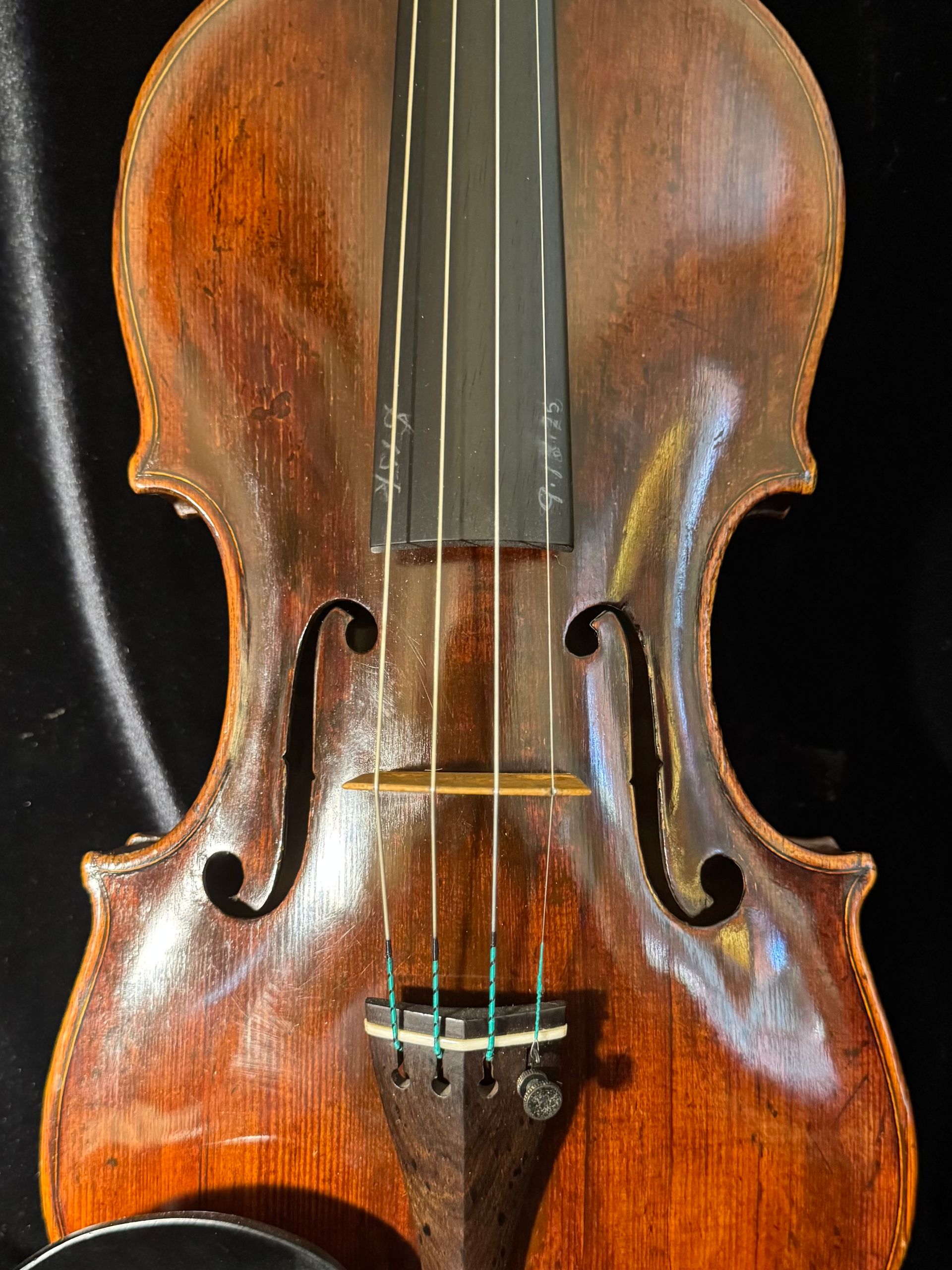 Johann Traugott Glass Violin – Klingenthal, 1847