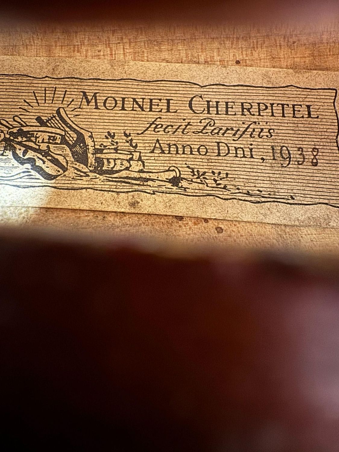 Moinel Cherpitel Violin – Paris, France, 1938 Moinel Cherpitel Violin – Paris, France, 1938