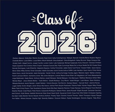 CLASS OF 2026 -SENIORS