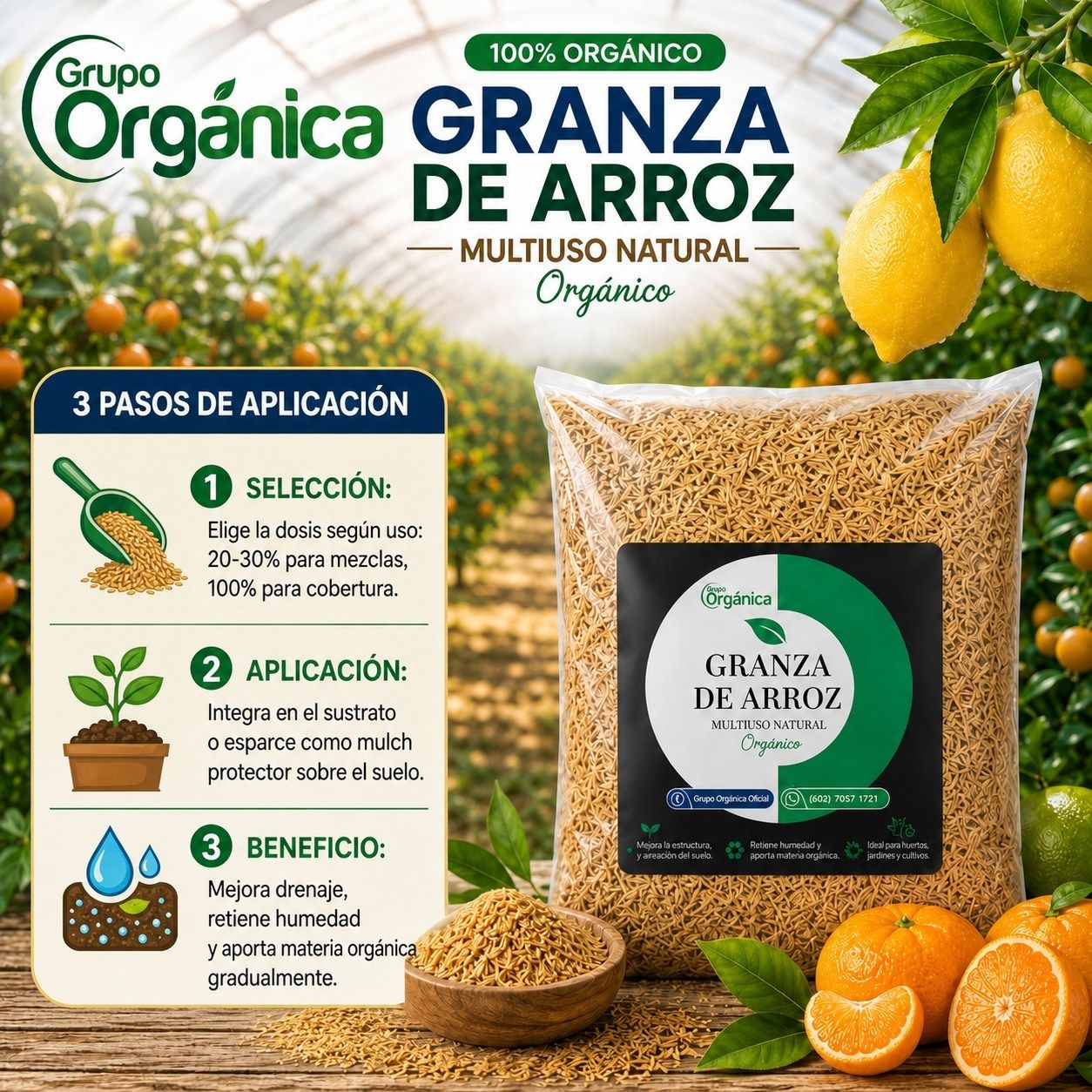 GRANZA DE ARROZ