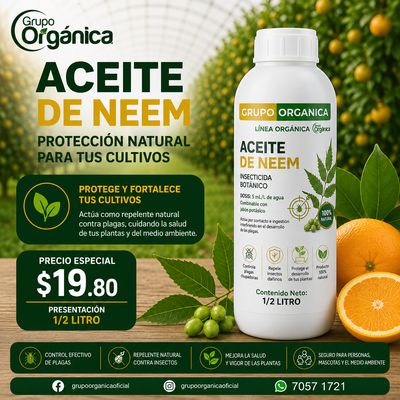 ACEITE DE NEEM 1/2 LT
