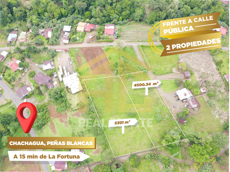 SE VENDEN 2 PROPIEDADES EN CHACHAGUA– SAN RAMÓN
