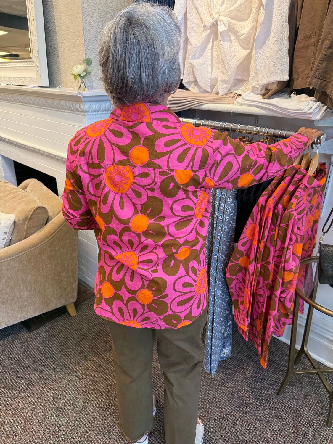 Ivy Jane Long Sleeve Floral Blouse