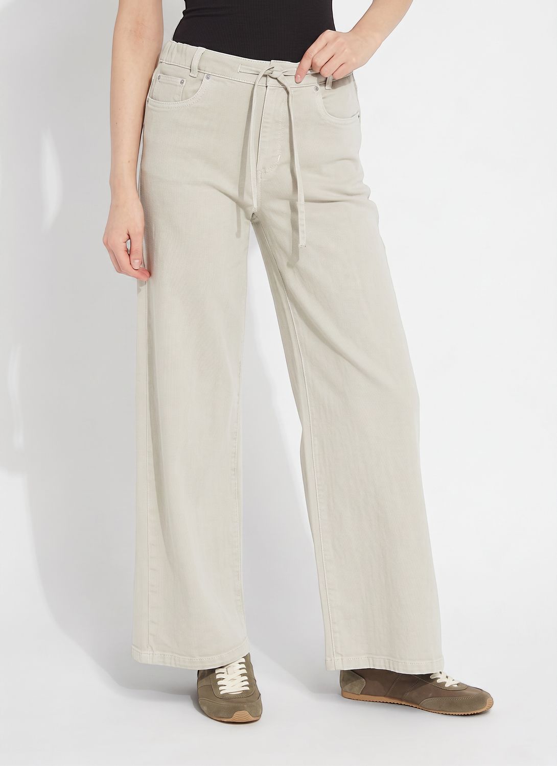 Lysse Nellie Drawstring Wide Leg Denim