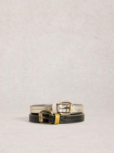 White Stuff Belt, 2 pack